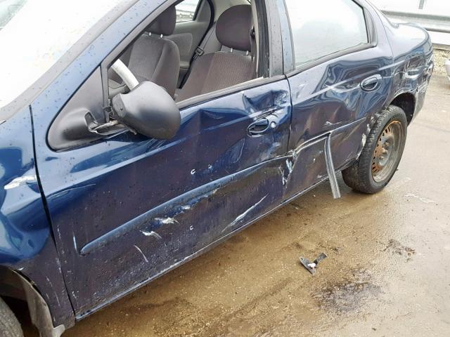 1B3AS46C92D607650 - 2002 DODGE NEON SE BLUE photo 9