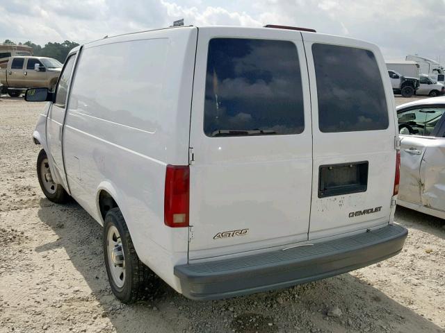 1GCDM19X25B103881 - 2005 CHEVROLET ASTRO WHITE photo 3