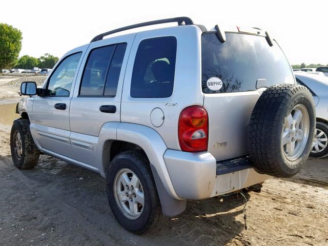 1J4GL58K72W105718 - 2002 JEEP LIBERTY LI SILVER photo 3