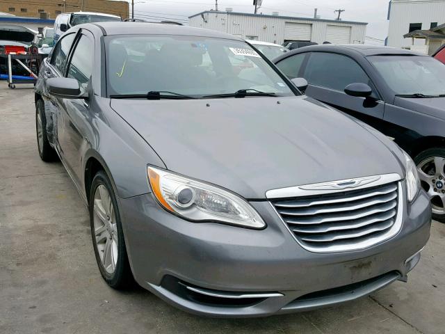 1C3CCBAB2DN761268 - 2013 CHRYSLER 200 LX CHARCOAL photo 1