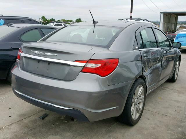 1C3CCBAB2DN761268 - 2013 CHRYSLER 200 LX CHARCOAL photo 4