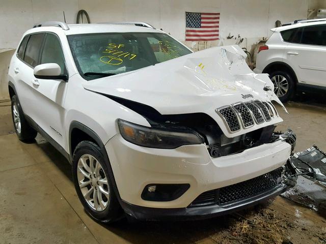 1C4PJLCB2KD220701 - 2019 JEEP CHEROKEE L WHITE photo 1