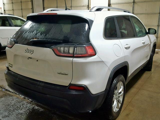 1C4PJLCB2KD220701 - 2019 JEEP CHEROKEE L WHITE photo 4