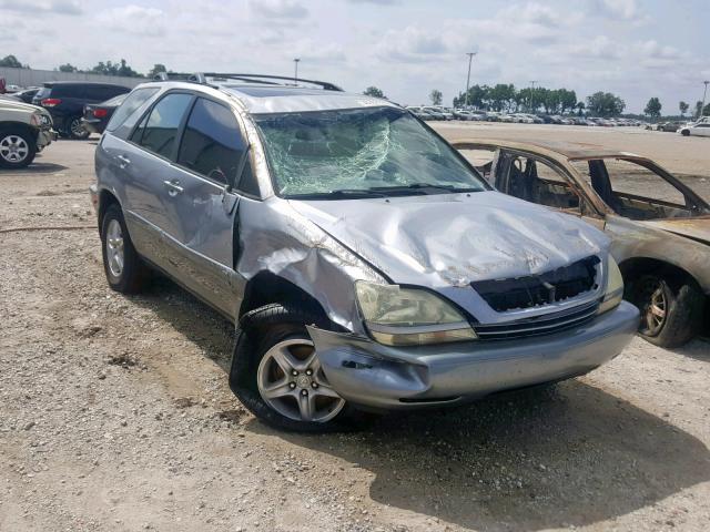 JTJGF10U930160899 - 2003 LEXUS RX 300 BLUE photo 1