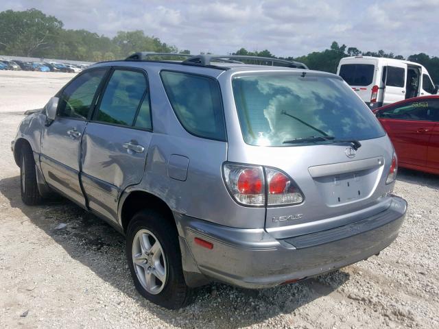 JTJGF10U930160899 - 2003 LEXUS RX 300 BLUE photo 3