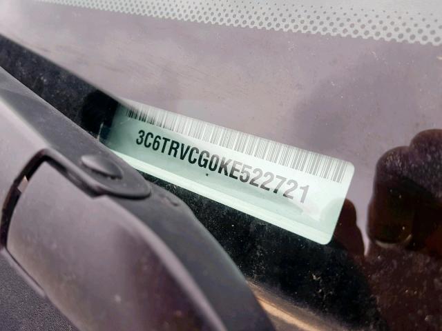 3C6TRVCG0KE522721 - 2019 RAM PROMASTER 白色 照片 10