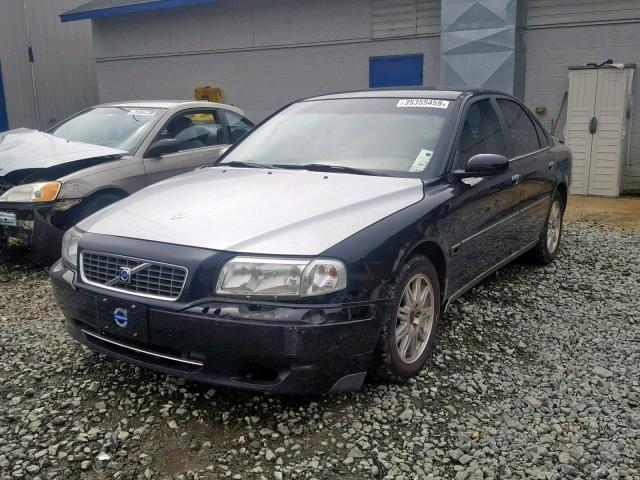 YV1TS592251411033 - 2005 VOLVO S80 2.5T BLACK photo 2