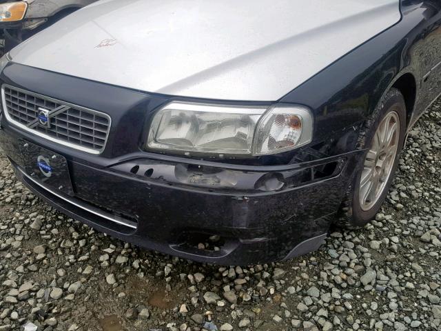 YV1TS592251411033 - 2005 VOLVO S80 2.5T BLACK photo 9