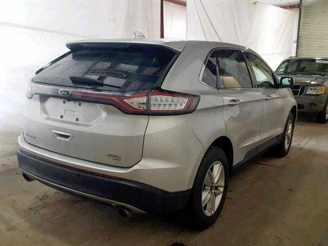 2FMPK4J88GBB84628 - 2016 FORD EDGE SEL SILVER photo 4