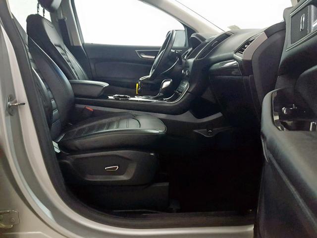 2FMPK4J88GBB84628 - 2016 FORD EDGE SEL SILVER photo 5