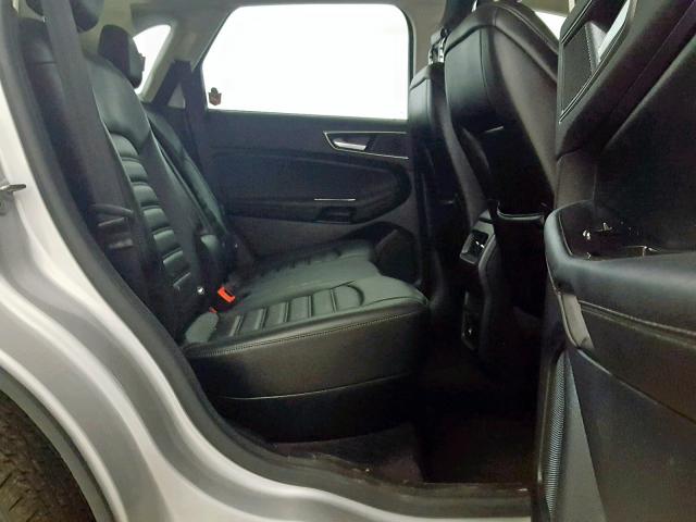 2FMPK4J88GBB84628 - 2016 FORD EDGE SEL SILVER photo 6