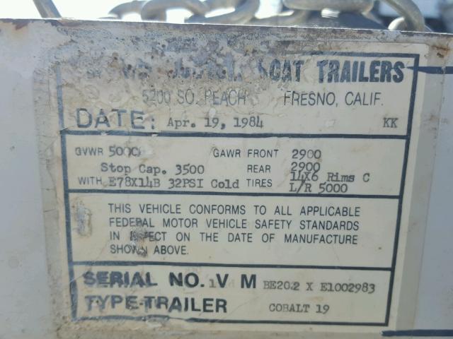 1VMBE202XE1002983 - 1984 VM TRAILER WHITE photo 10