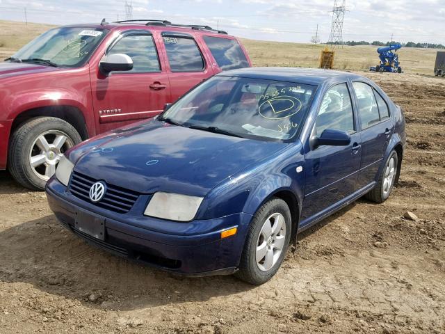 3VWSP69M53M069620 - 2003 VOLKSWAGEN JETTA GLS BLUE photo 2