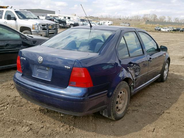 3VWSP69M53M069620 - 2003 VOLKSWAGEN JETTA GLS BLUE photo 4