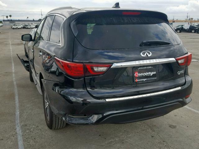 5N1DL0MN0KC517228 - 2019 INFINITI QX60 LUXE BLACK photo 3