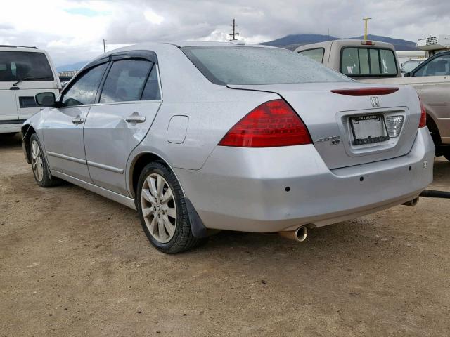 1HGCM66557A095460 - 2007 HONDA ACCORD EX SILVER photo 2