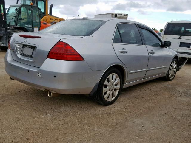 1HGCM66557A095460 - 2007 HONDA ACCORD EX SILVER photo 3