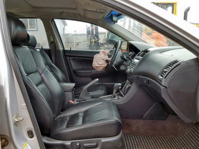 1HGCM66557A095460 - 2007 HONDA ACCORD EX SILVER photo 5