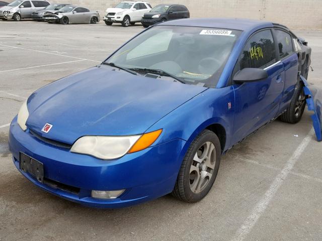 1G8AW12F15Z166387 - 2005 SATURN ION LEVEL BLUE photo 2
