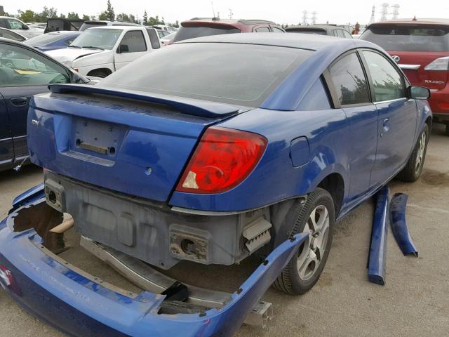 1G8AW12F15Z166387 - 2005 SATURN ION LEVEL BLUE photo 4