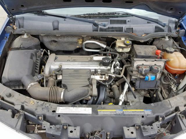 1G8AW12F15Z166387 - 2005 SATURN ION LEVEL BLUE photo 7