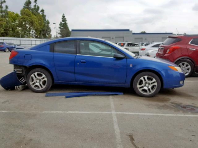 1G8AW12F15Z166387 - 2005 SATURN ION LEVEL BLUE photo 9