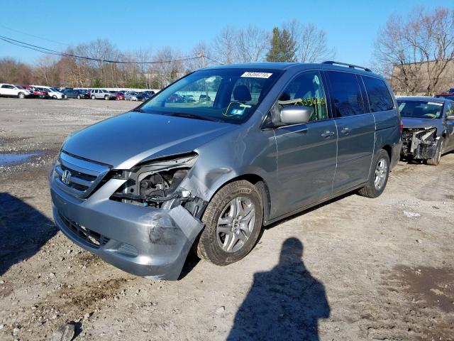 5FNRL38606B076580 - 2006 HONDA ODYSSEY EXL  photo 2