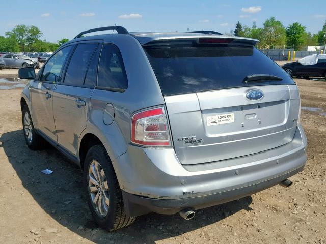 2FMDK38C97BA48578 - 2007 FORD EDGE SEL SILVER photo 3