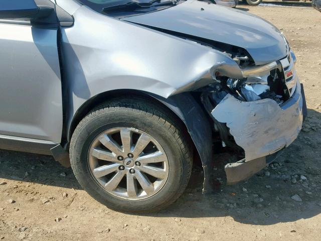 2FMDK38C97BA48578 - 2007 FORD EDGE SEL SILVER photo 9