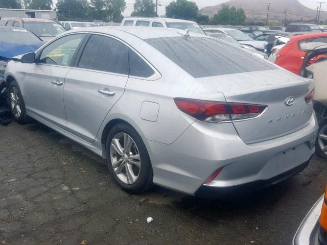 5NPE34AFXJH623377 - 2018 HYUNDAI SONATA SPO SILVER photo 3