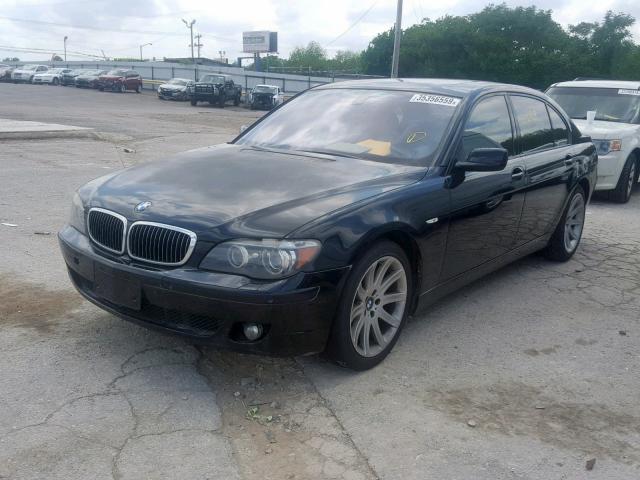 WBAHN83587DT69781 - 2007 BMW 750 BLACK photo 2