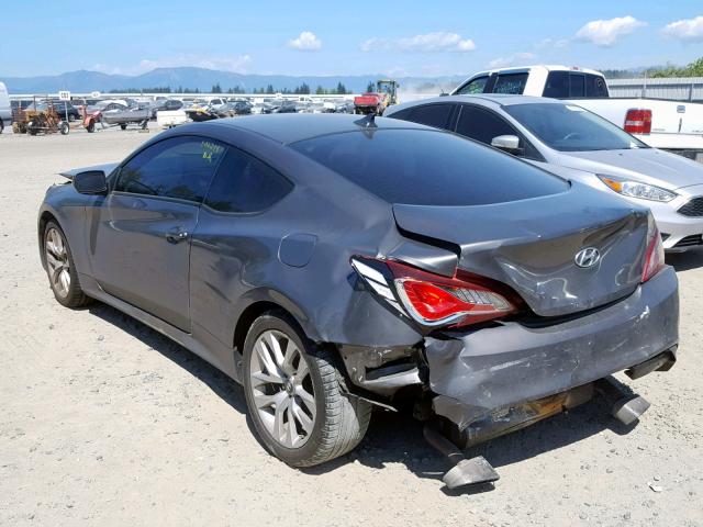 KMHHT6KD4DU081236 - 2013 HYUNDAI GENESIS CO CHARCOAL photo 3