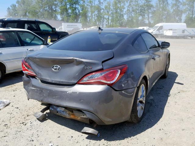 KMHHT6KD4DU081236 - 2013 HYUNDAI GENESIS CO CHARCOAL photo 4