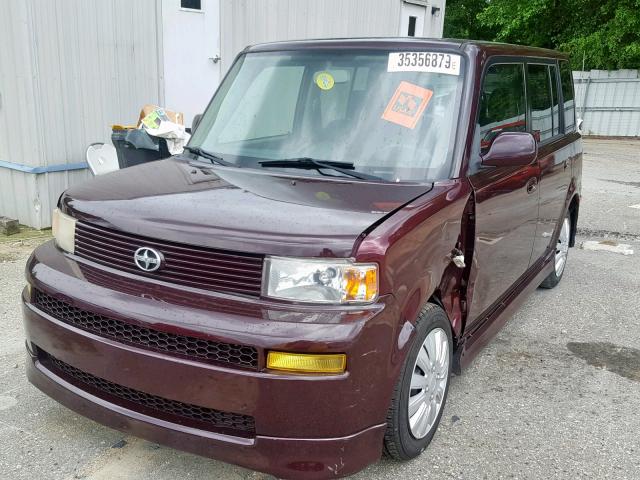 JTLKT324X50184358 - 2005 TOYOTA SCION XB 勃艮第红 照片 2