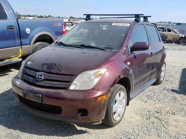 JTKKT624150109893 - 2005 TOYOTA SCION XA PURPLE photo 2