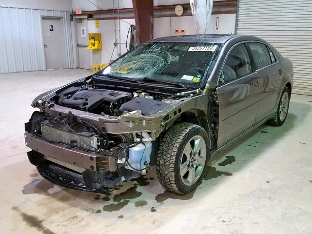 1G1ZC5EB8AF193480 - 2010 CHEVROLET MALIBU 1LT BROWN photo 2