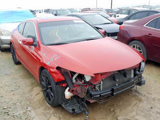 1HGCS228X8A005851 - 2008 HONDA ACCORD EXL RED photo 1