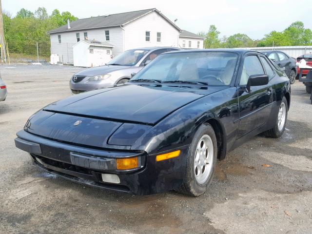 WP0AA0940GN457587 - 1986 PORSCHE 944 BLACK photo 2