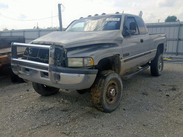 3B7KF2366YG124932 - 2000 DODGE RAM 2500 GRAY photo 2