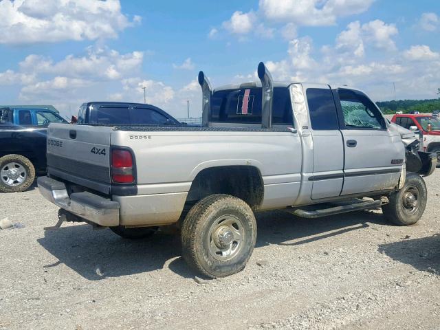 3B7KF2366YG124932 - 2000 DODGE RAM 2500 GRAY photo 4