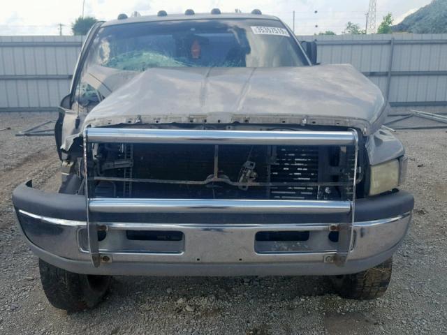 3B7KF2366YG124932 - 2000 DODGE RAM 2500 GRAY photo 7