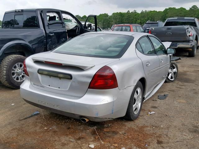 2G2WP522X51231327 - 2005 PONTIAC GRAND PRIX SILVER photo 4