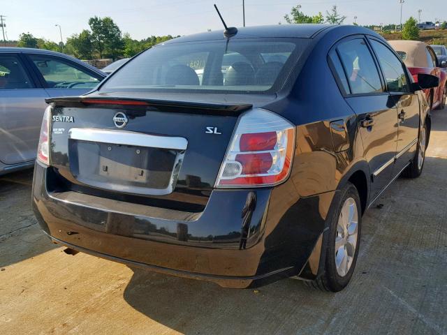 3N1AB6AP8CL618528 - 2012 NISSAN SENTRA 2.0 BLACK photo 4