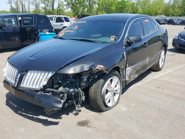 1LNHL9DR1BG605058 - 2011 LINCOLN MKS BLACK photo 2