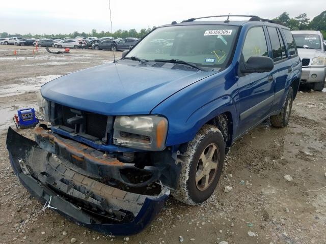 1GNDT13S552250543 - 2005 CHEVROLET TRAILBLAZER LS  photo 2