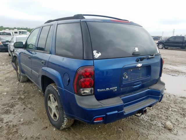 1GNDT13S552250543 - 2005 CHEVROLET TRAILBLAZER LS  photo 3