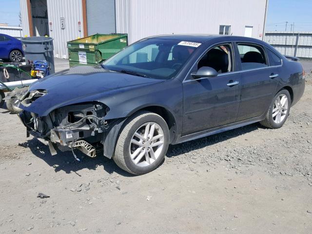 2G1WC5E37D1248783 - 2013 CHEVROLET IMPALA LTZ BLACK photo 2