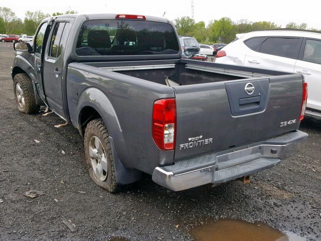 1N6AD09W98C401229 - 2008 NISSAN FRONTIER C GRAY photo 3