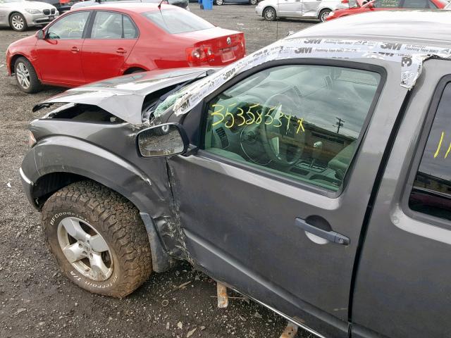 1N6AD09W98C401229 - 2008 NISSAN FRONTIER C GRAY photo 9