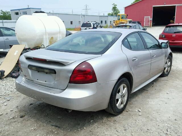 2G2WP552261173985 - 2006 PONTIAC GRAND PRIX Сірий фото 4